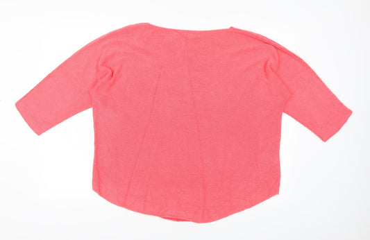 Amanti Womens Pink   Pullover Jumper Size XL