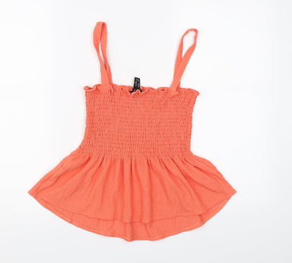 Womens UK Size 8 New Look Pink Camisole Tank
