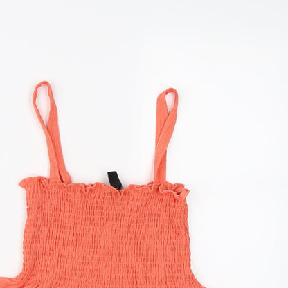 Womens UK Size 8 New Look Pink Camisole Tank