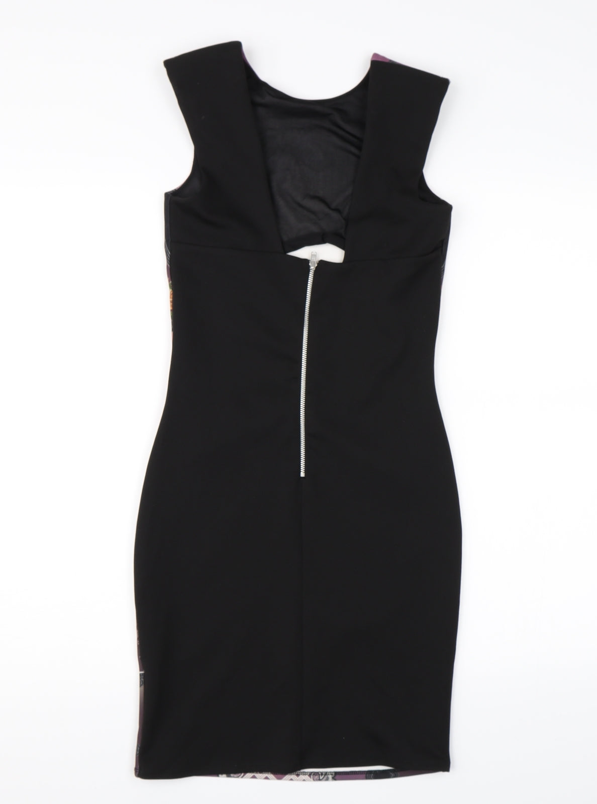 Miss Selfridge Womens Purple Floral Rayon Bodycon  Size 8