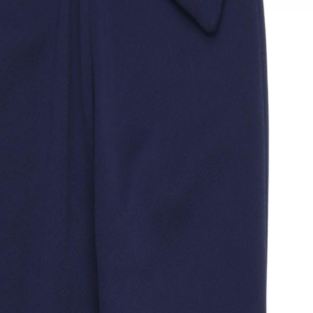 Womens UK Size 6 PRETTYLITTLETHING Regular Fit Bloomer Blue Trousers