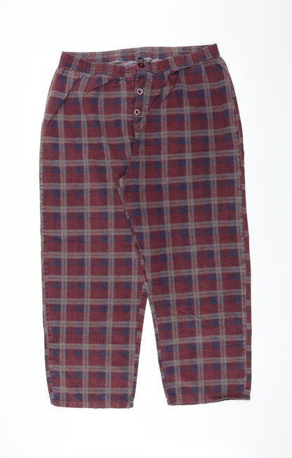 Womens UK Size XL Preworn Regular Fit  Red Trousers