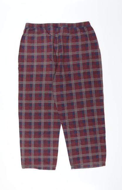 Womens UK Size XL Preworn Regular Fit  Red Trousers