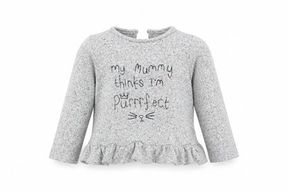 George Girls Grey   Basic T-Shirt Size 12-13 Years