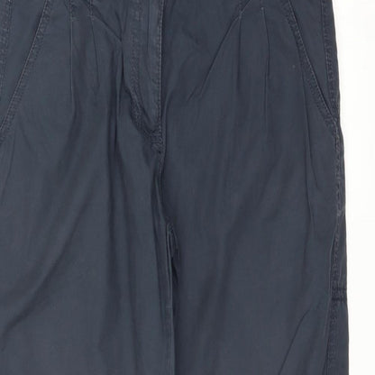Womens UK Size 12 Marks and Spencer Regular Fit  Blue Trousers
