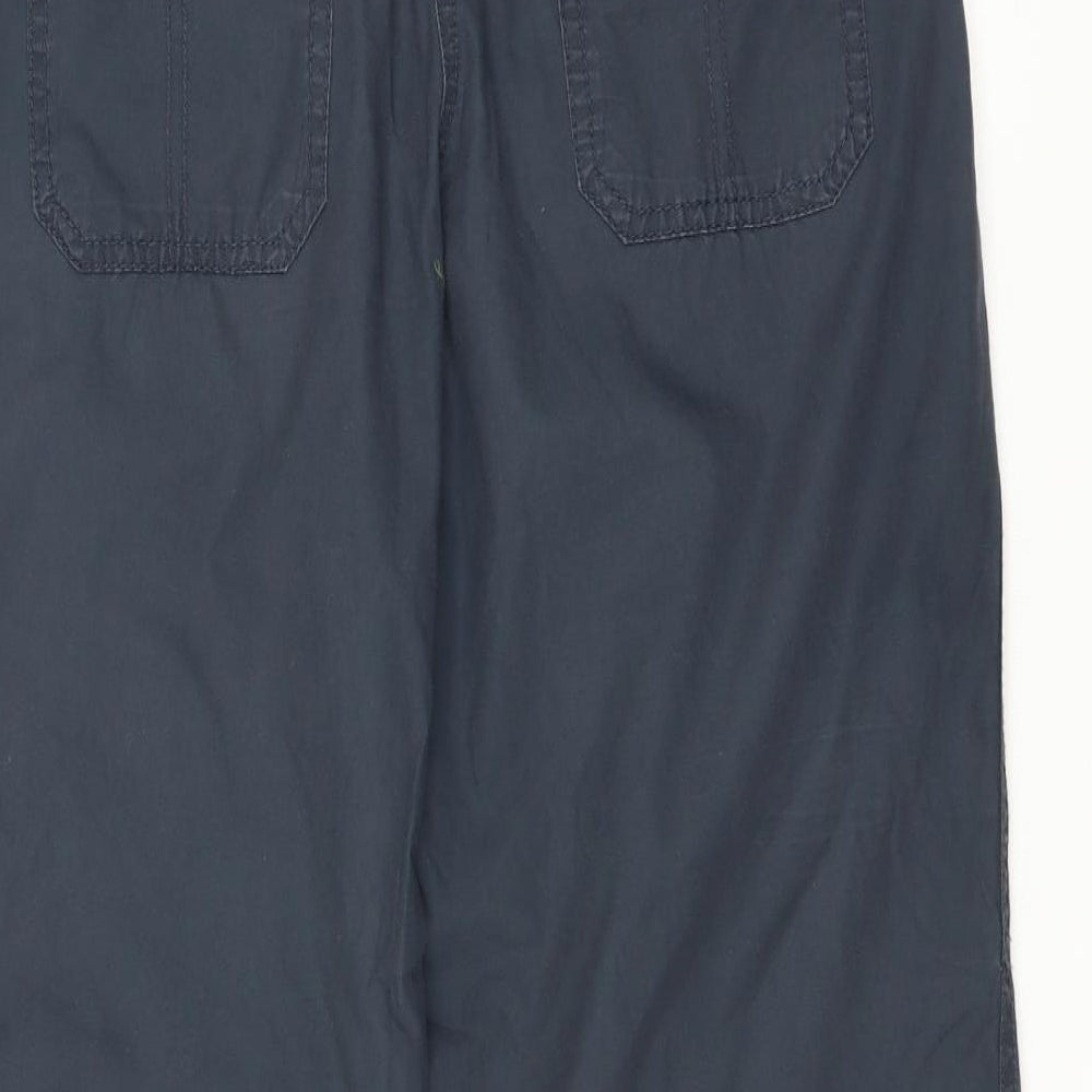 Womens UK Size 12 Marks and Spencer Regular Fit  Blue Trousers