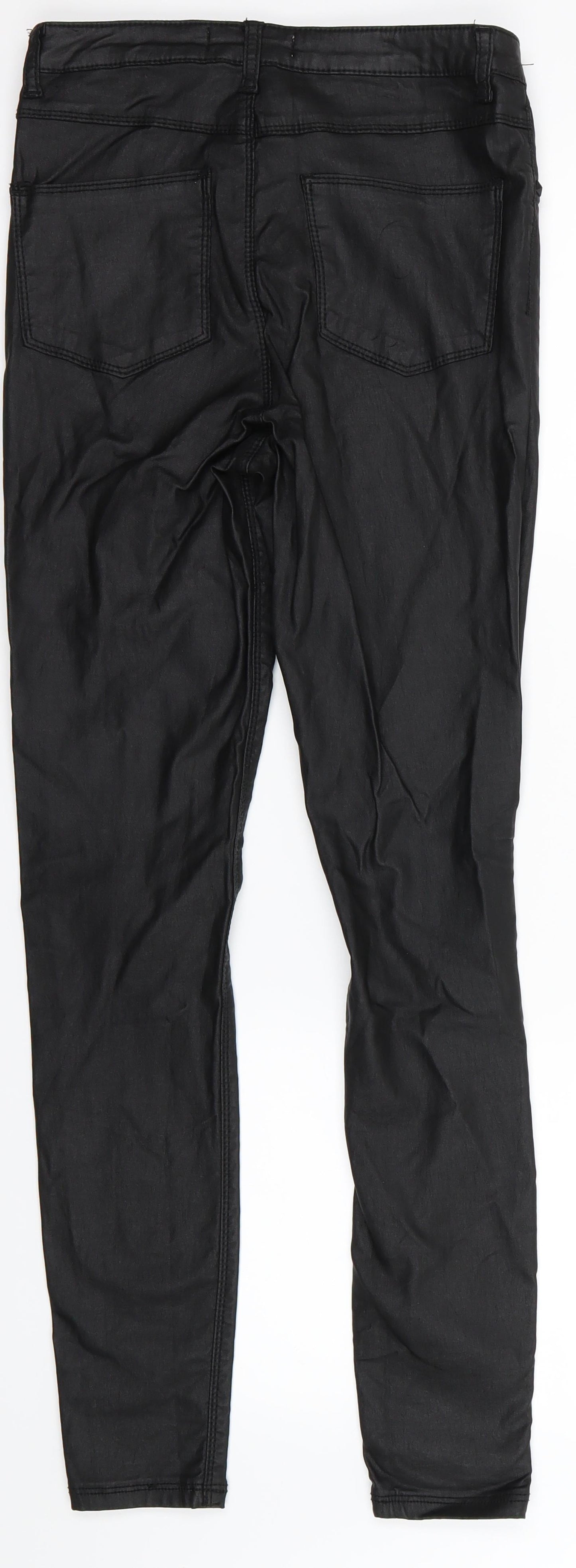 Womens UK Size 10 Denim Co Regular Fit Jegging Black Trousers