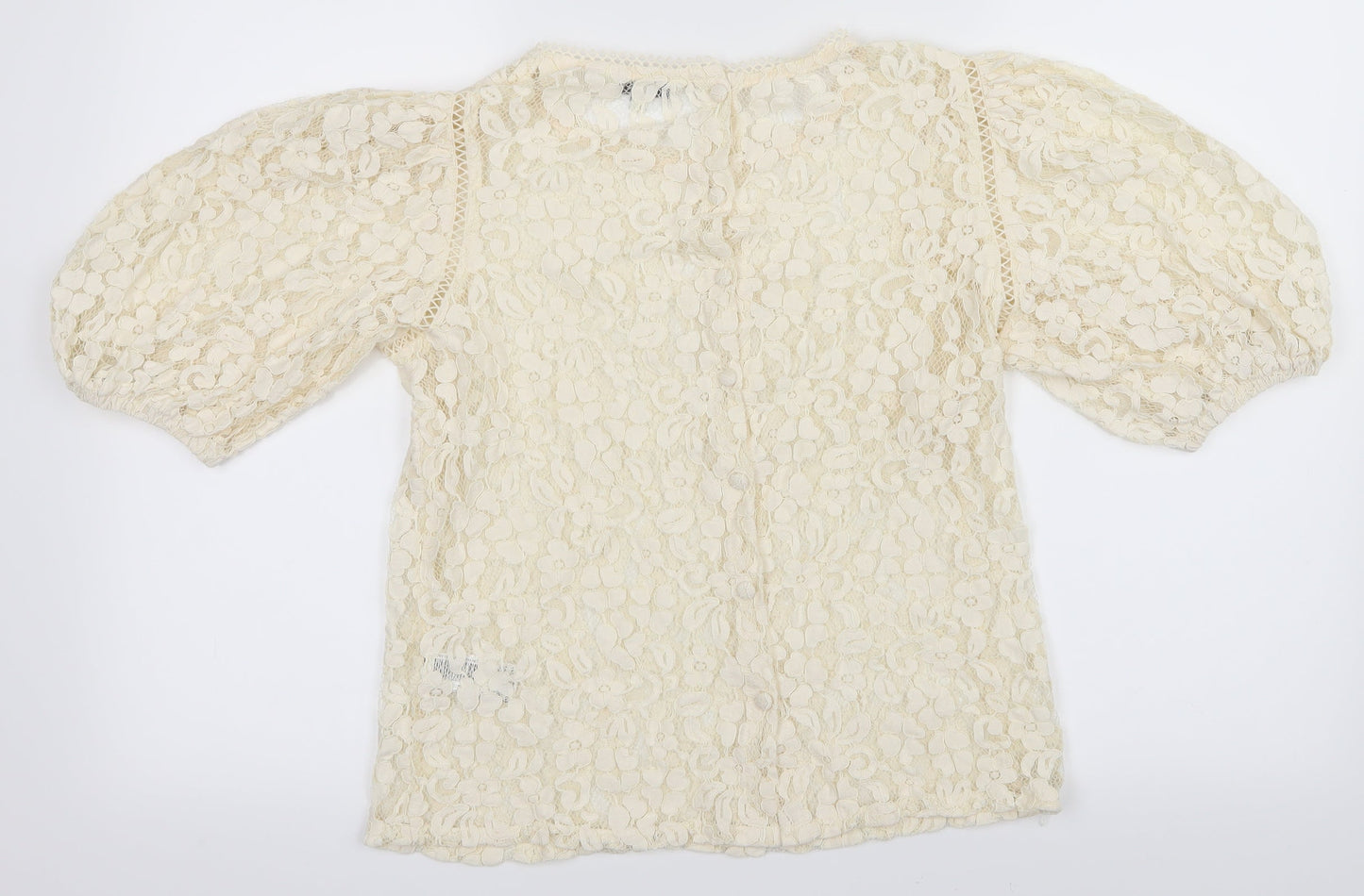 Womens UK Size 8 NEXT White Basic Blouse