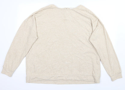 Papaya Womens Beige   Pullover Jumper Size 18