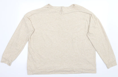 Papaya Womens Beige   Pullover Jumper Size 18