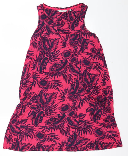 NEXT Womens Pink Floral  A-Line  Size 10