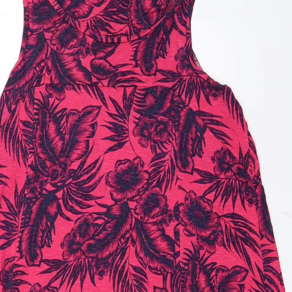 NEXT Womens Pink Floral  A-Line  Size 10