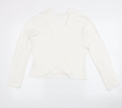Wallis Womens White   Pullover Jumper Size 14