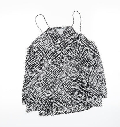 Womens UK Size 10 H&M Black Camisole Tank