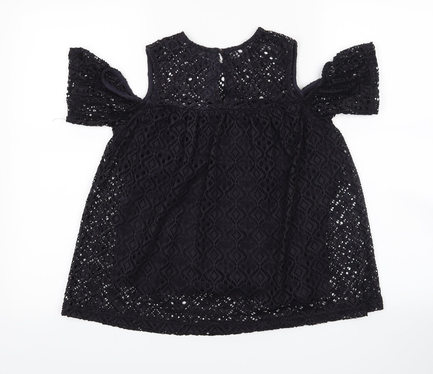 Atmosphere Womens Black Floral  Basic Blouse Size 10