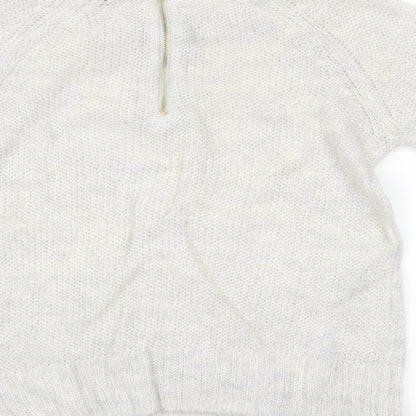 H&M Womens Grey   Pullover Jumper Size S