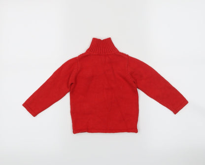 Zara  Red   Pullover Jumper Size 6-9 Months