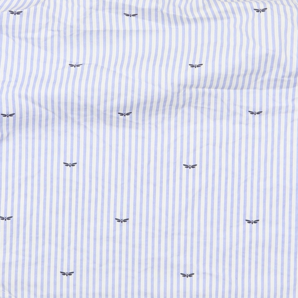 Womens UK Size 8 New Look Blue Basic Blouse