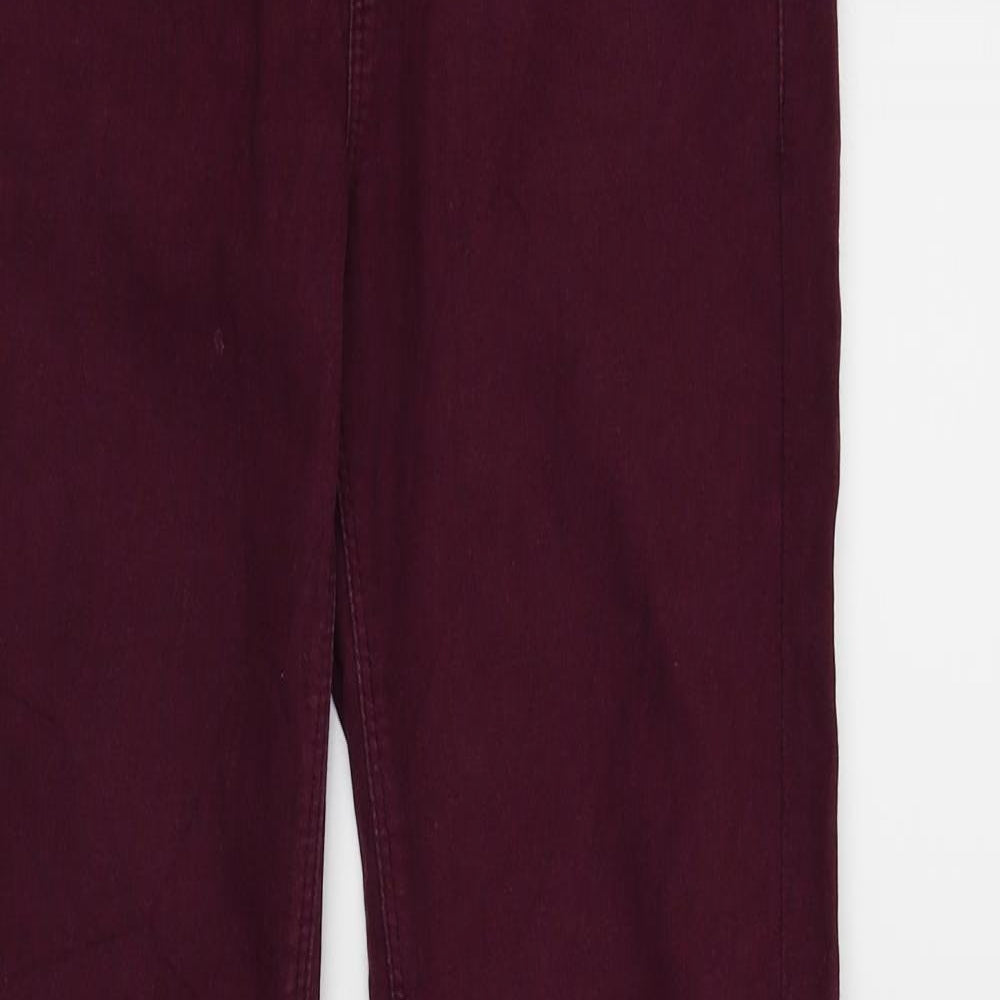 Oasis Womens Purple   Jegging Jeans Size 8 L29 in - Back pockets