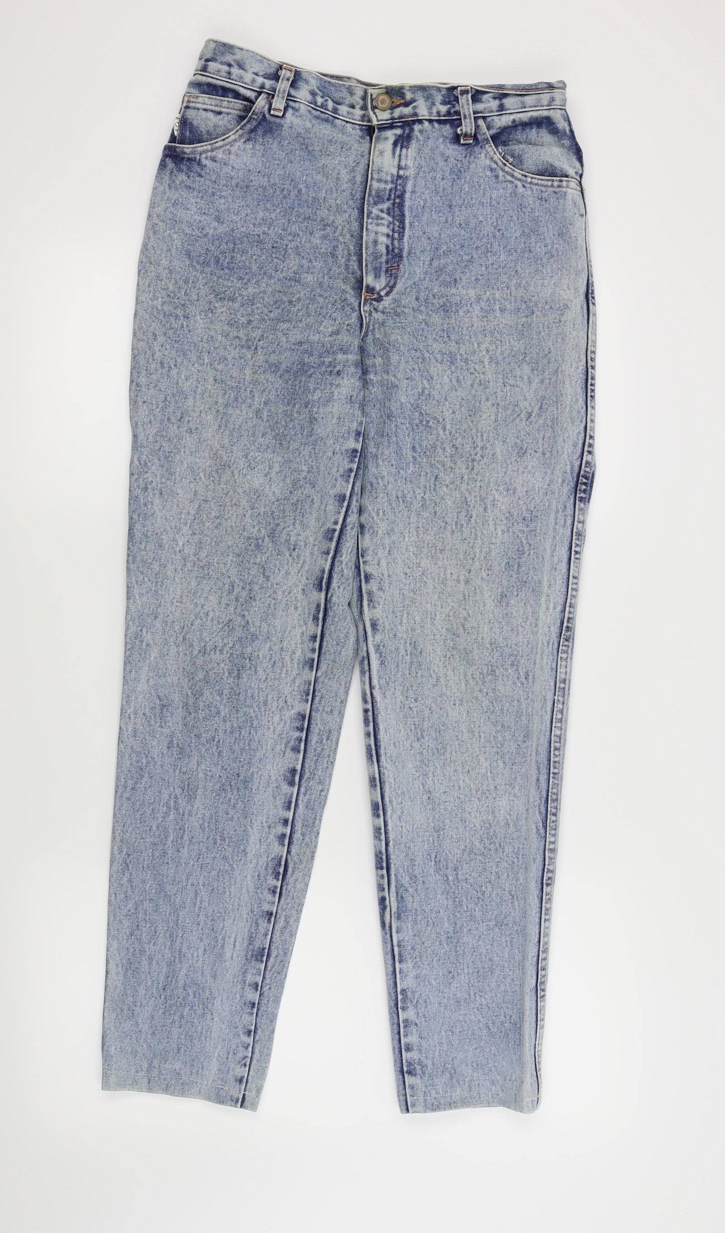 Womens UK Size 30 in Preworn Regular Fit Straight Blue Jeans