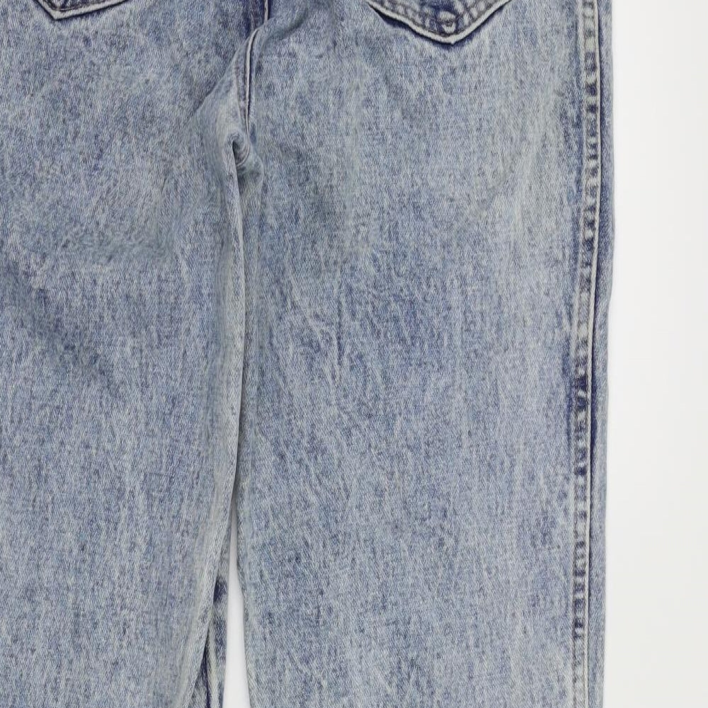 Womens UK Size 30 in Preworn Regular Fit Straight Blue Jeans