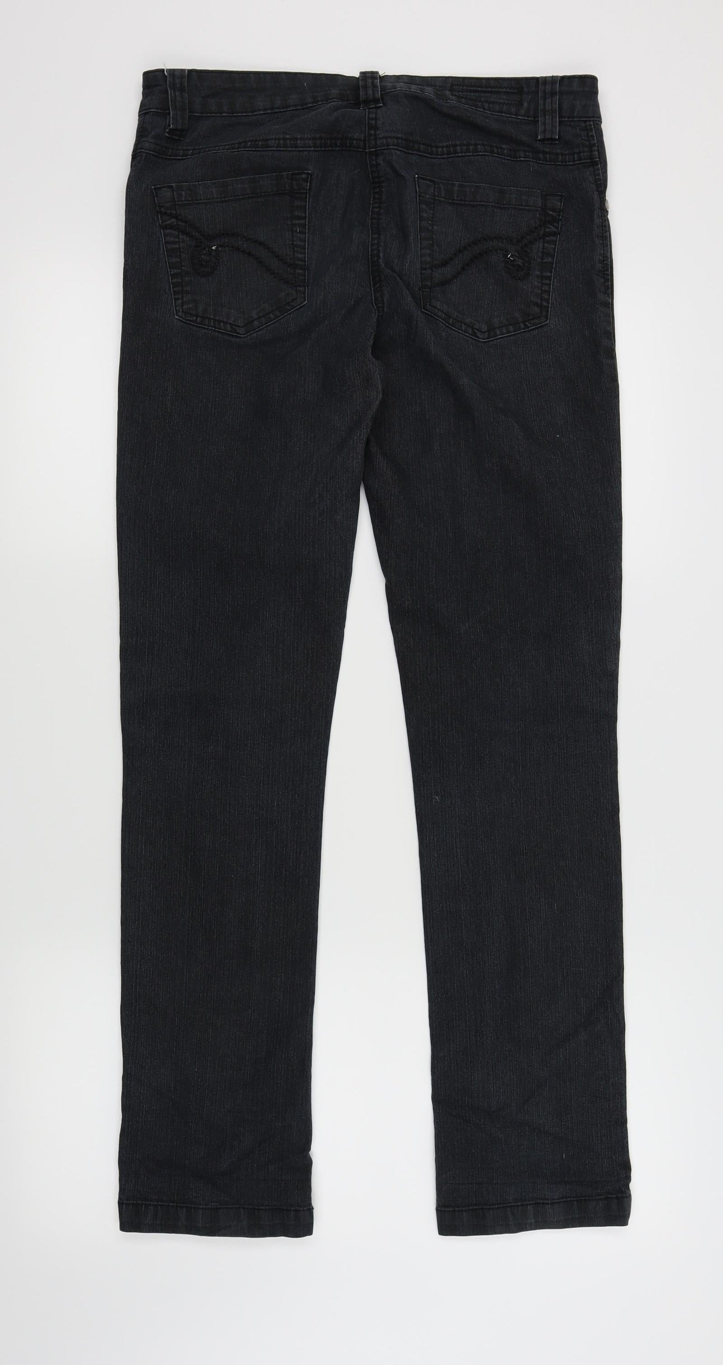 George Womens Black   Skinny Jeans Size 12 L29 in