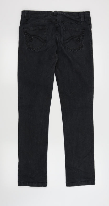 George Womens Black   Skinny Jeans Size 12 L29 in