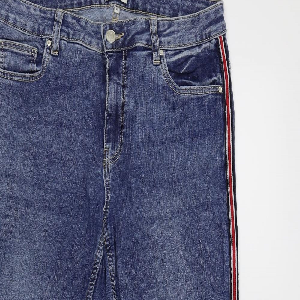 Only Womens Blue   Cropped Jeans Size 31 in L32 in - side detailing