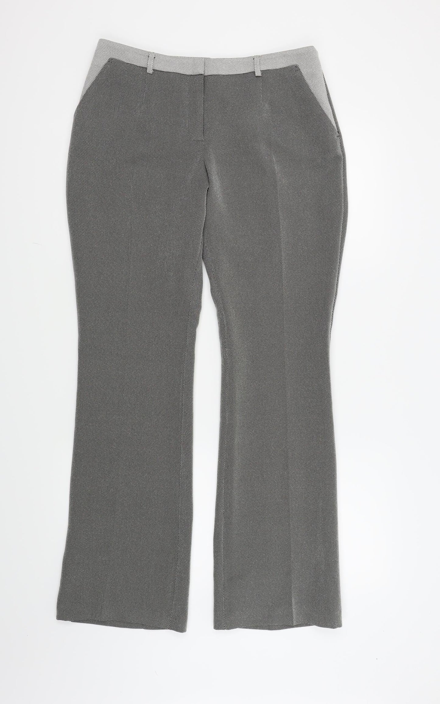 Womens UK Size 12 Atmosphere Regular Fit  Grey Trousers