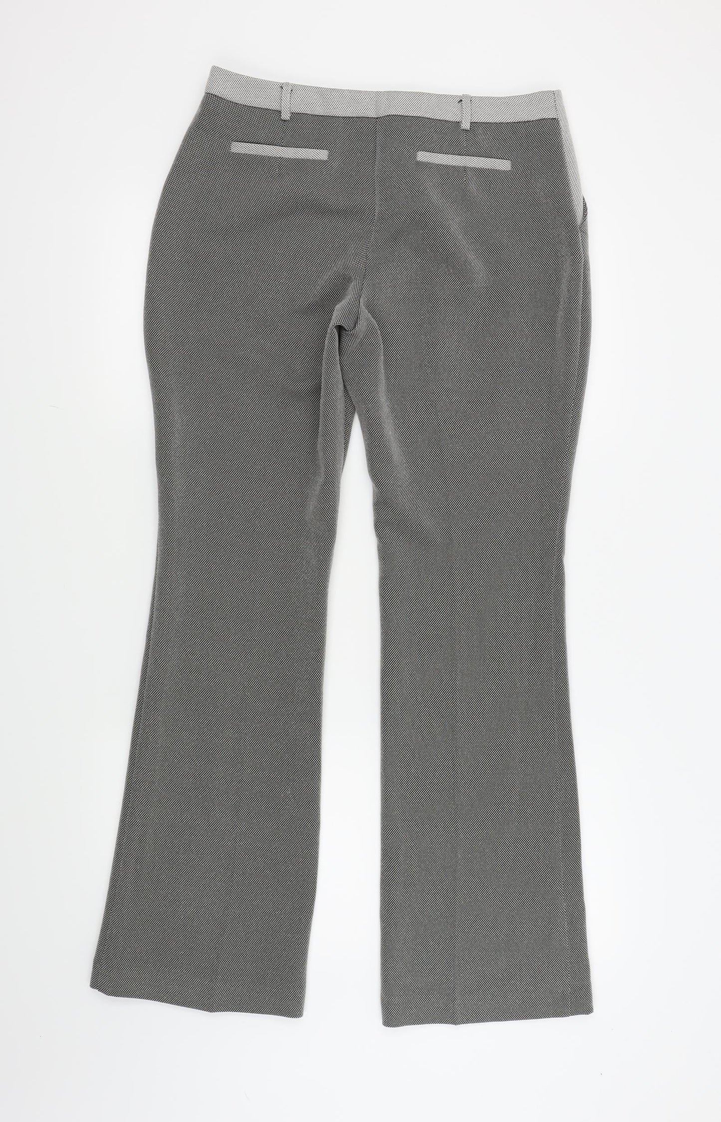 Womens UK Size 12 Atmosphere Regular Fit  Grey Trousers