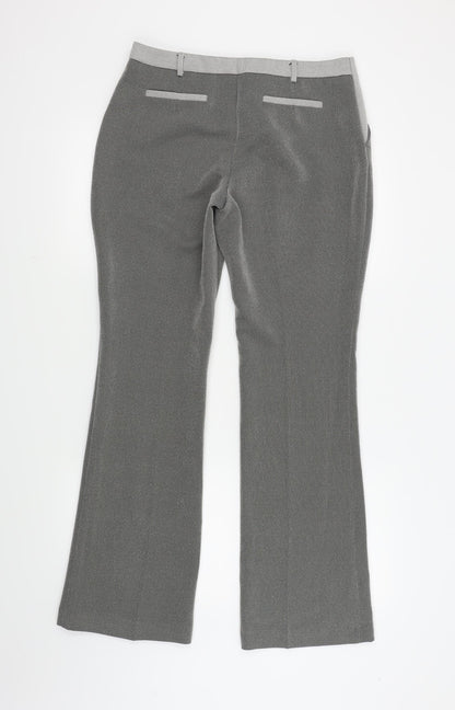 Womens UK Size 12 Atmosphere Regular Fit  Grey Trousers