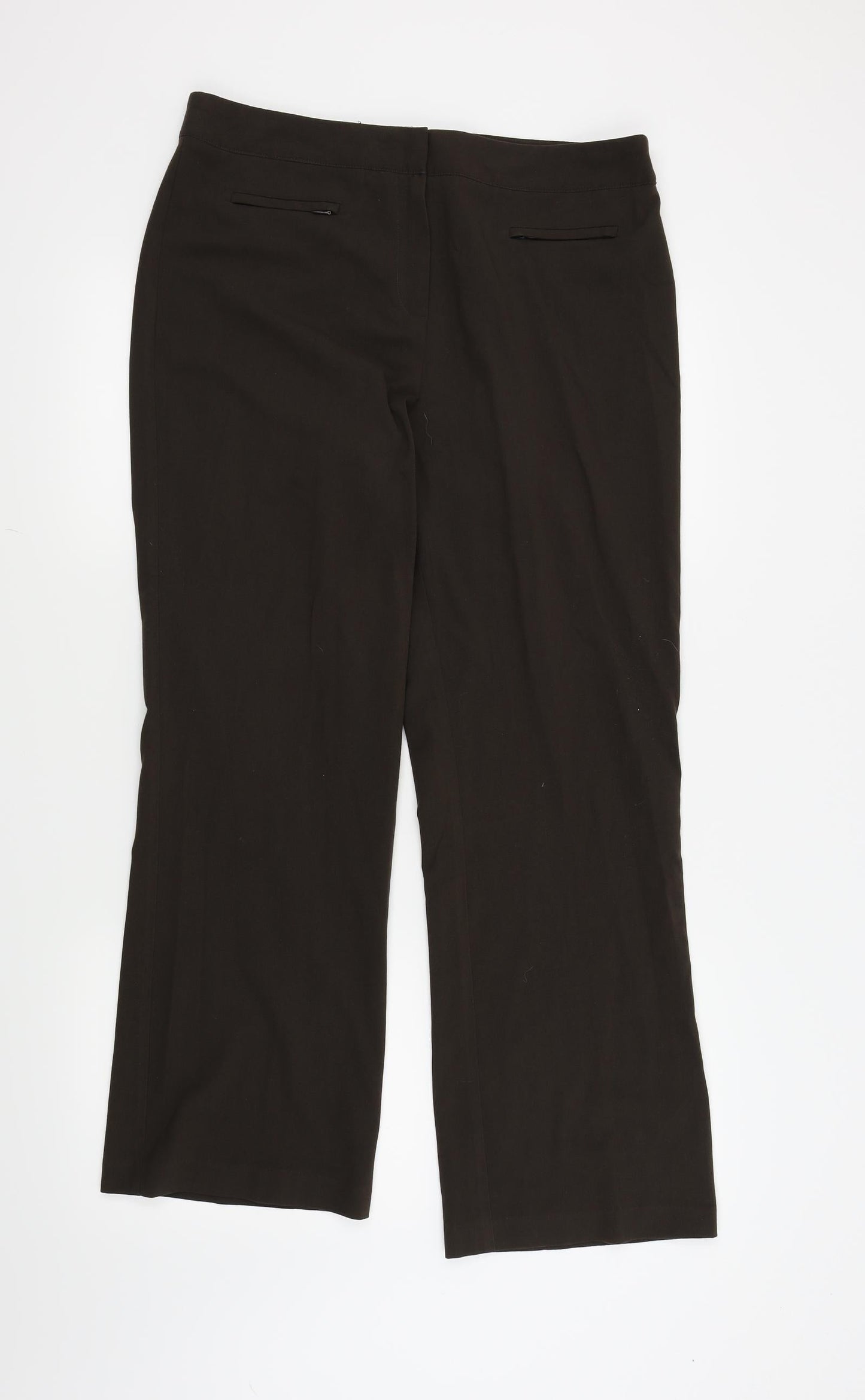 Mia  Womens Brown   Trousers  Size 14 L28 in