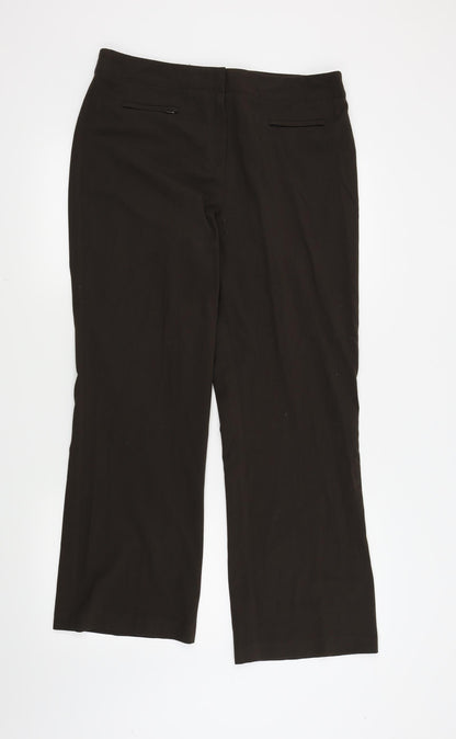 Mia  Womens Brown   Trousers  Size 14 L28 in