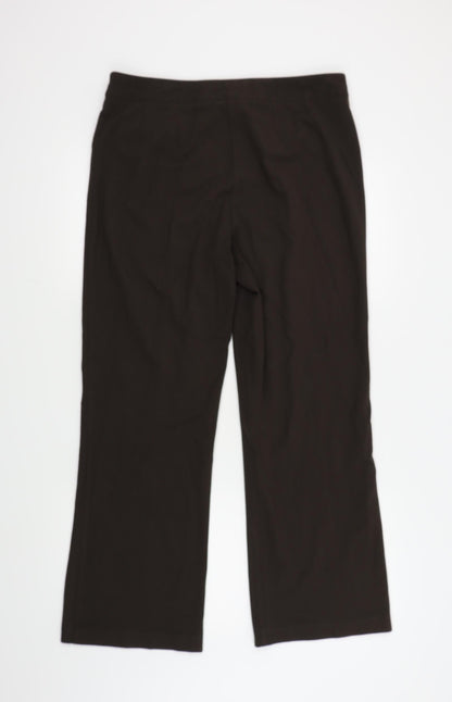 Mia  Womens Brown   Trousers  Size 14 L28 in