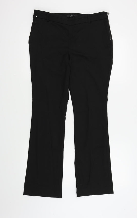 Womens UK Size 10 NEXT Regular Fit  Black Trousers