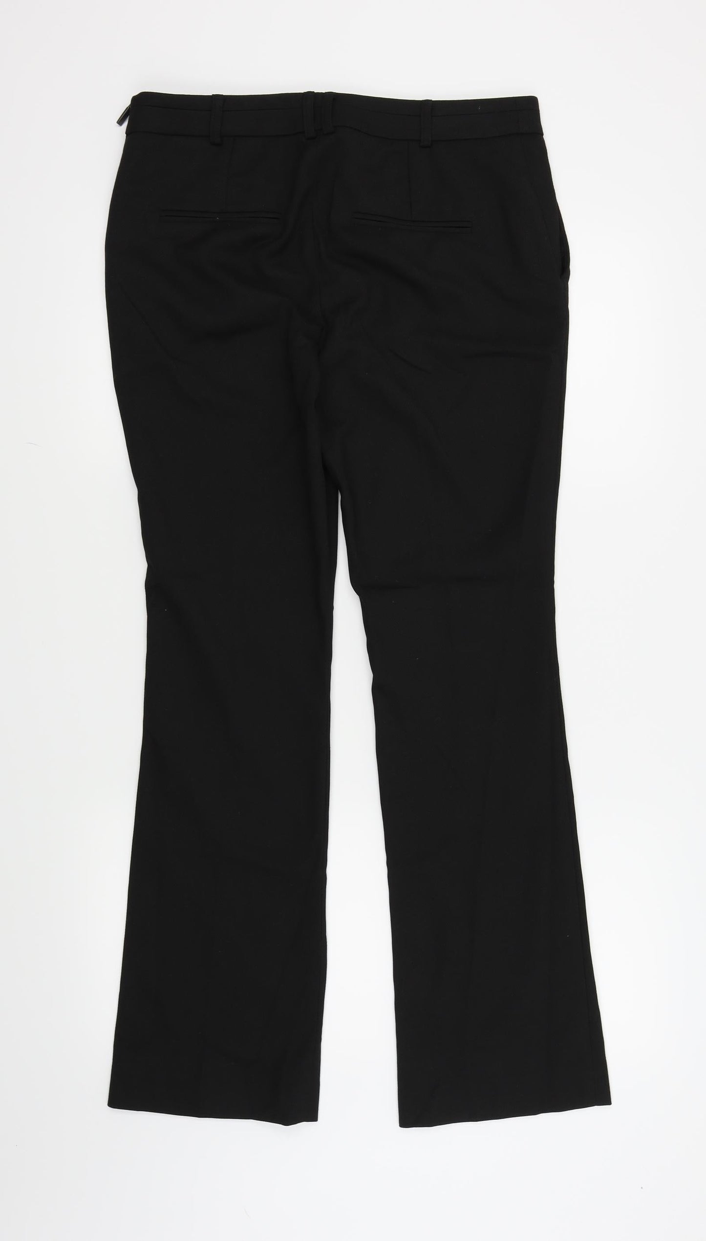 Womens UK Size 10 NEXT Regular Fit  Black Trousers