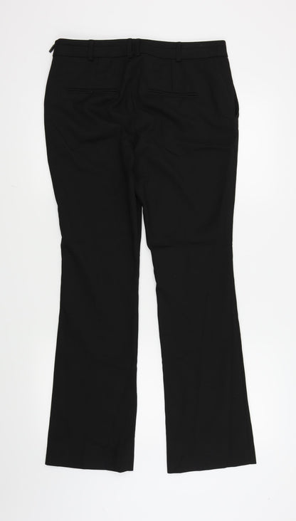 Womens UK Size 10 NEXT Regular Fit  Black Trousers