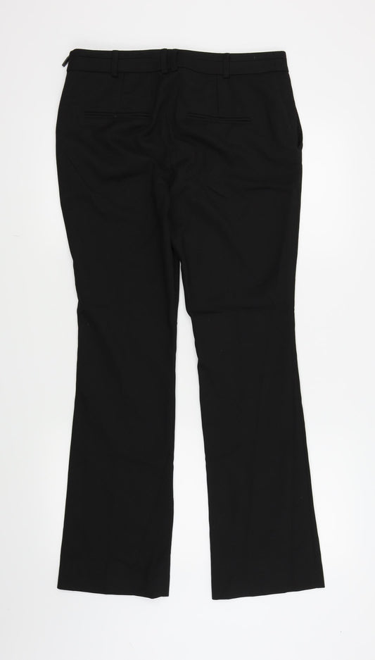 Womens UK Size 10 NEXT Regular Fit  Black Trousers