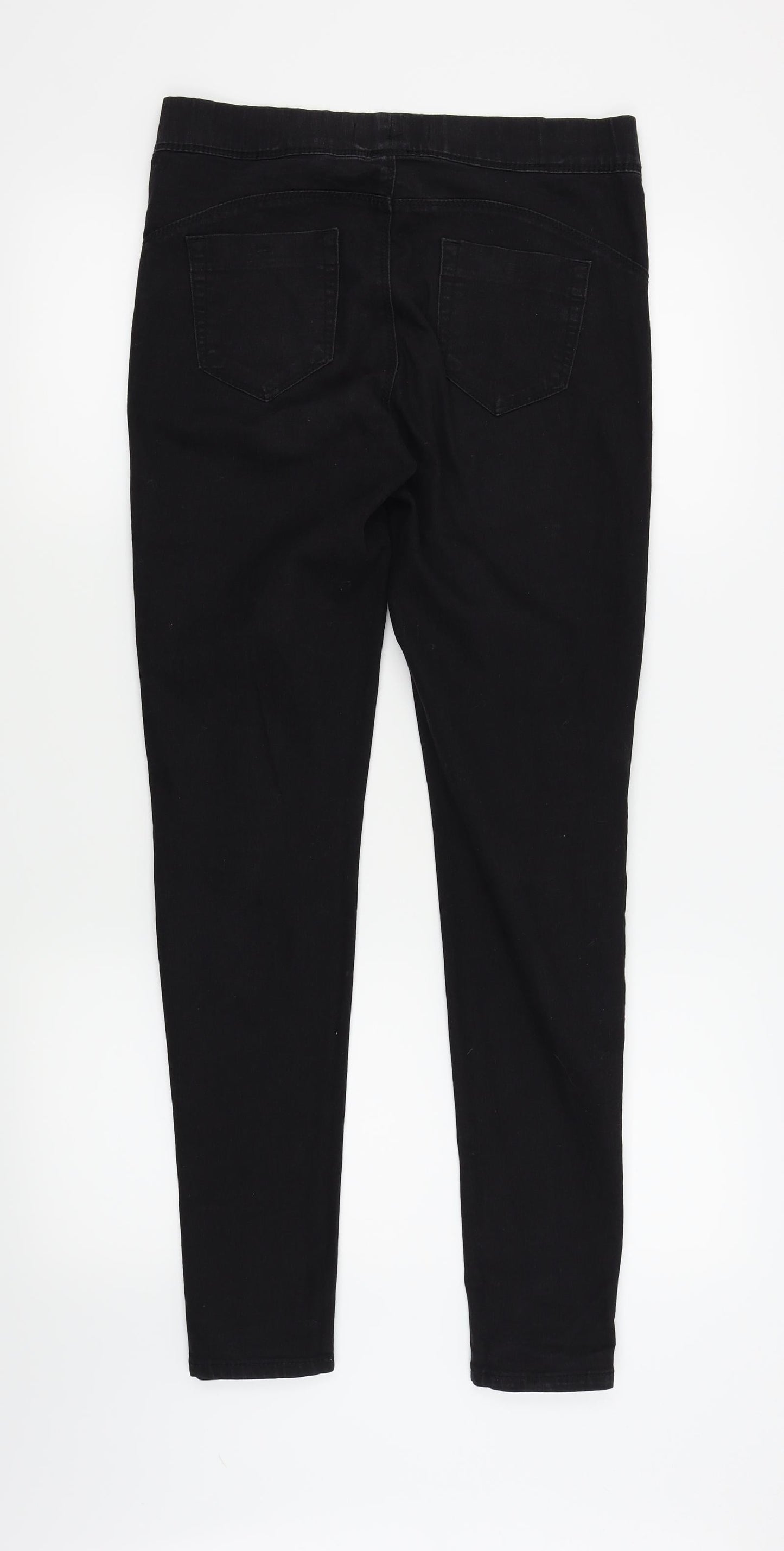 Denim & Co. Womens Black   Jegging Jeans Size 10 L30 in