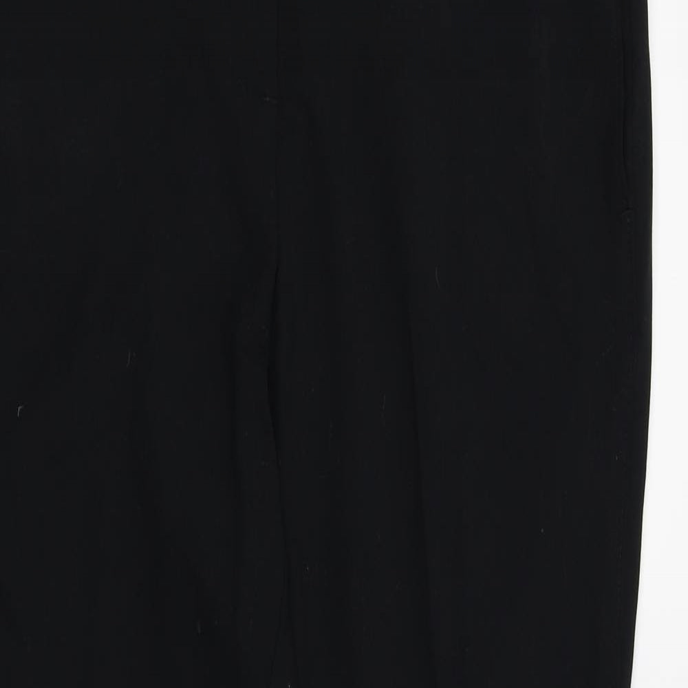 M&S  Womens Black   Trousers  Size 12 L27 in