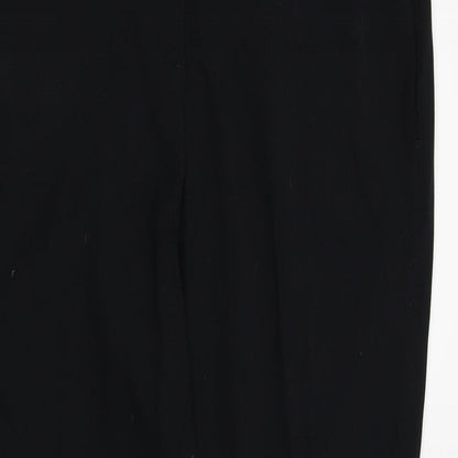 M&S  Womens Black   Trousers  Size 12 L27 in