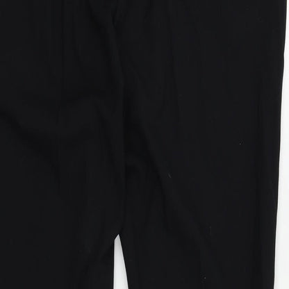 M&S  Womens Black   Trousers  Size 12 L27 in