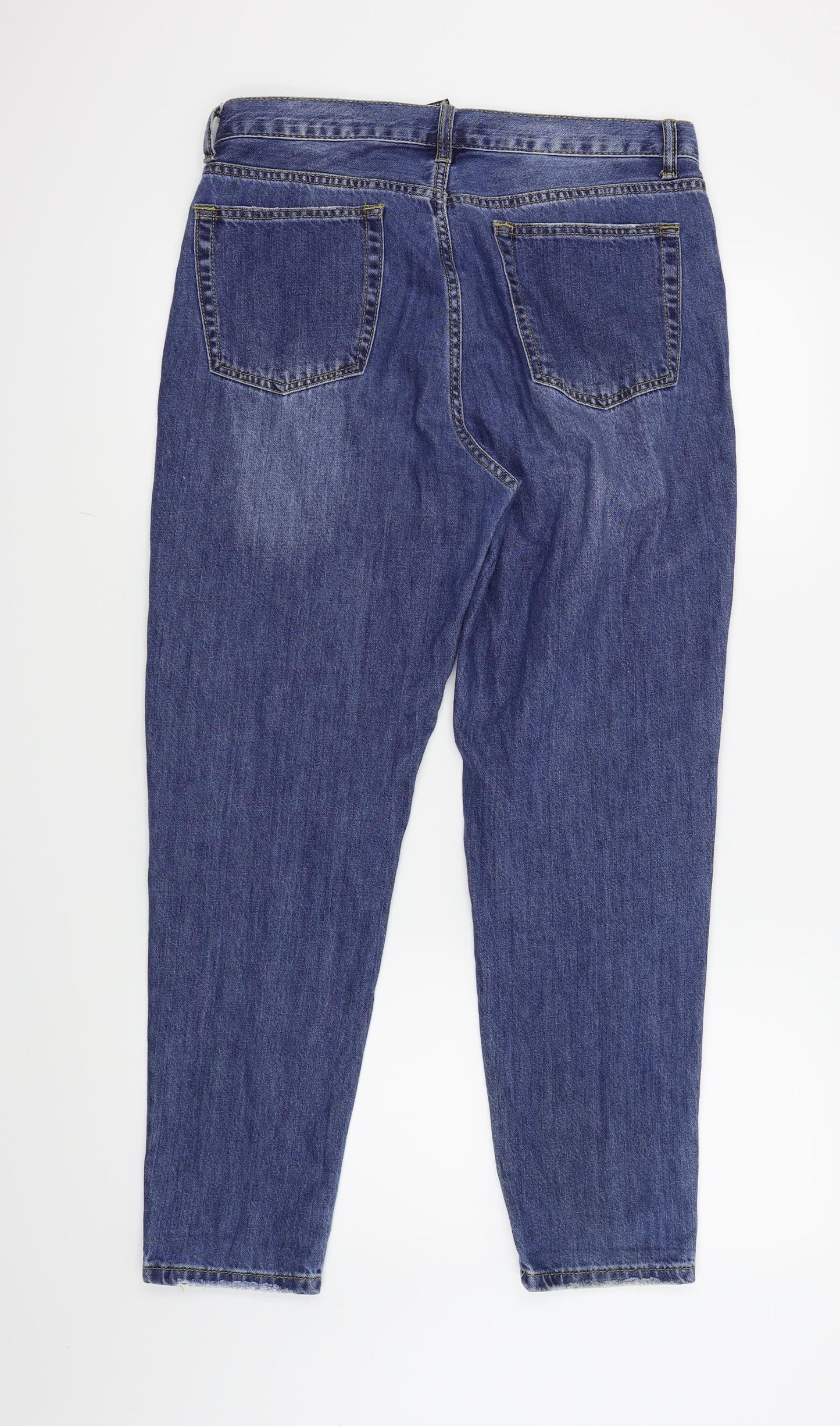 FOREVER 21 Womens Blue   Straight Jeans Size L L27 in