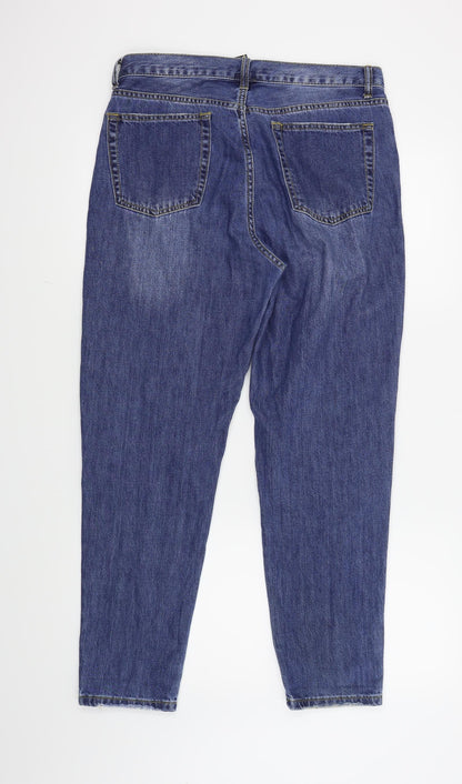 FOREVER 21 Womens Blue   Straight Jeans Size L L27 in
