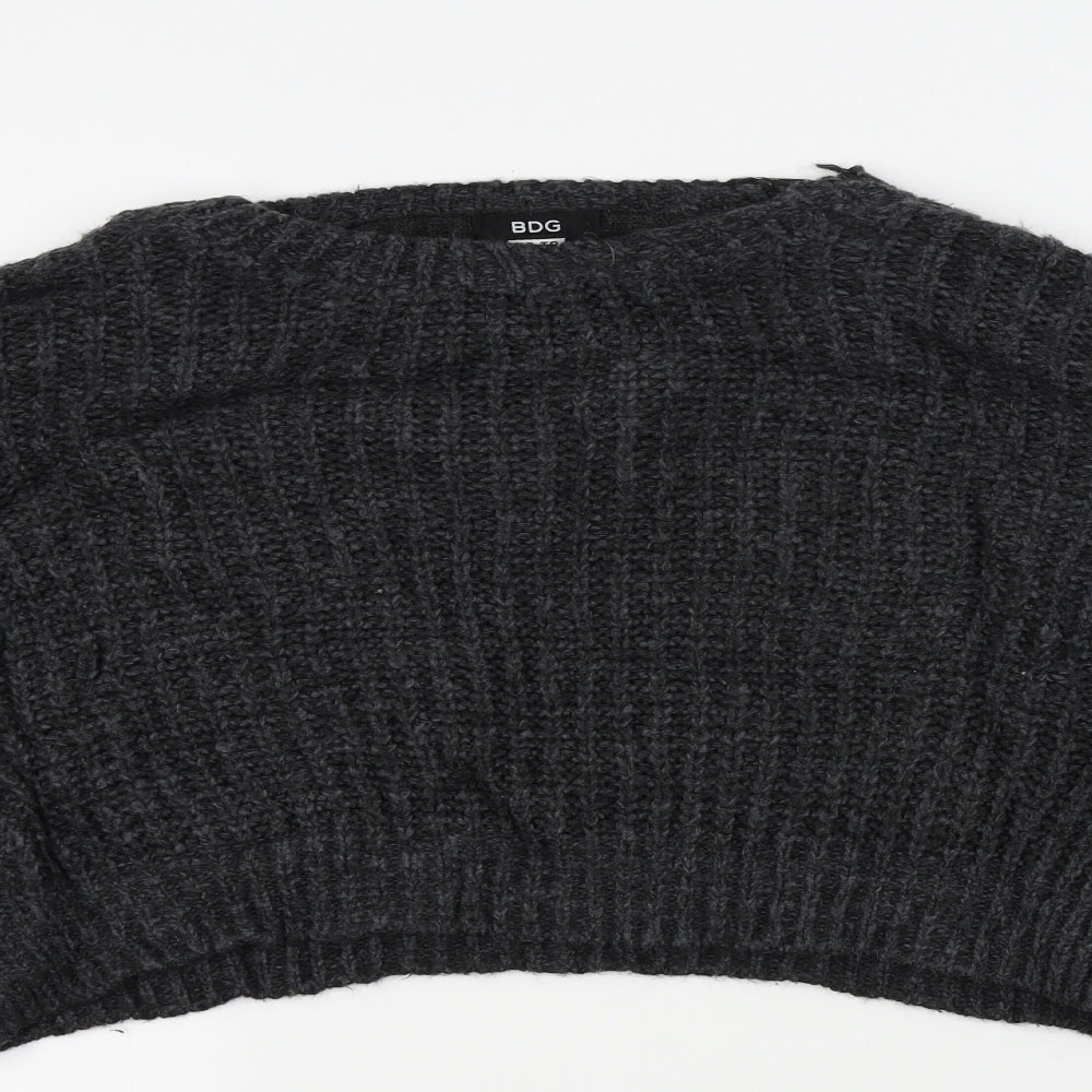 BDG Womens Grey   Pullover Jumper Size XS