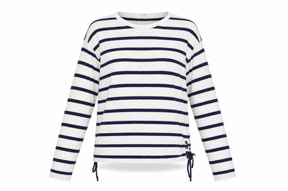 Tu Womens Blue Striped  Pullover Jumper Size 10