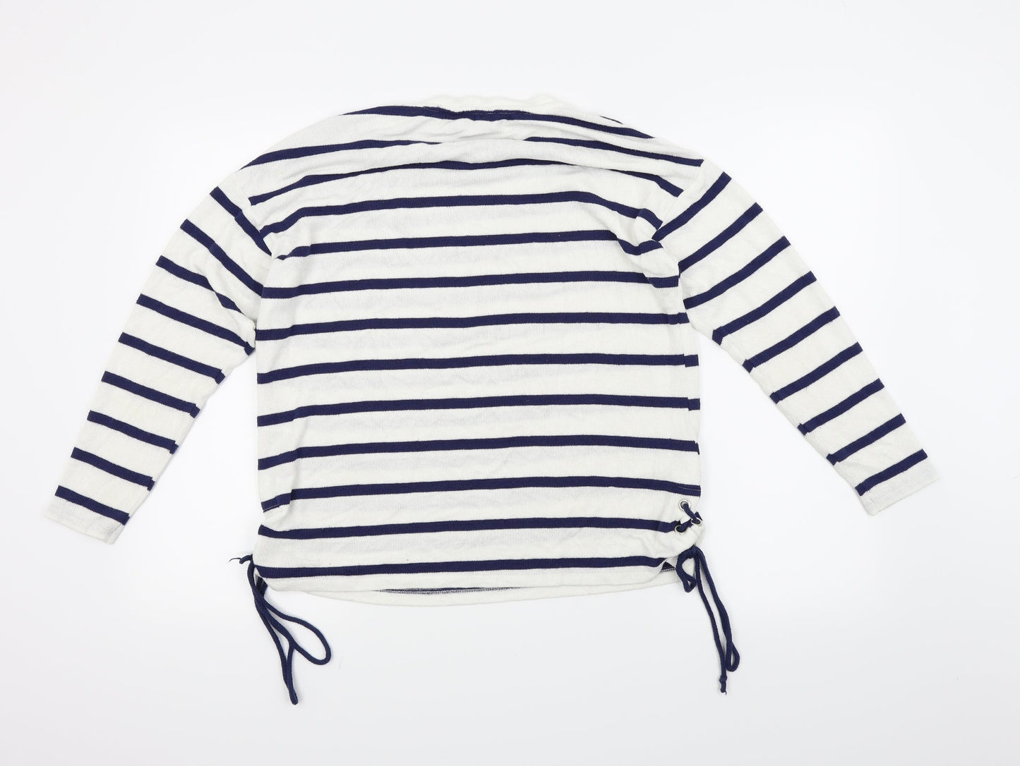 TU Womens Blue Striped  Pullover Jumper Size 10