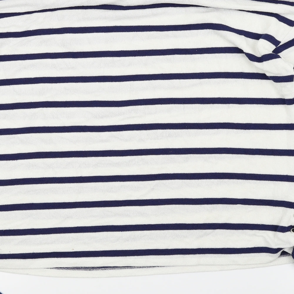 TU Womens Blue Striped  Pullover Jumper Size 10