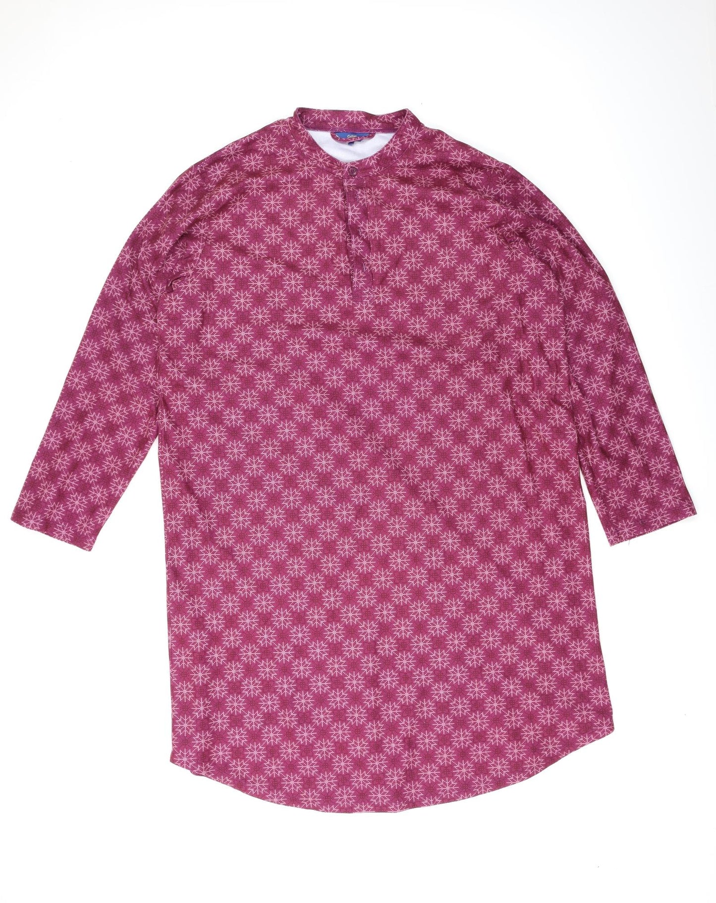 Cotton Traders Womens Purple Geometric  A-Line  Size L