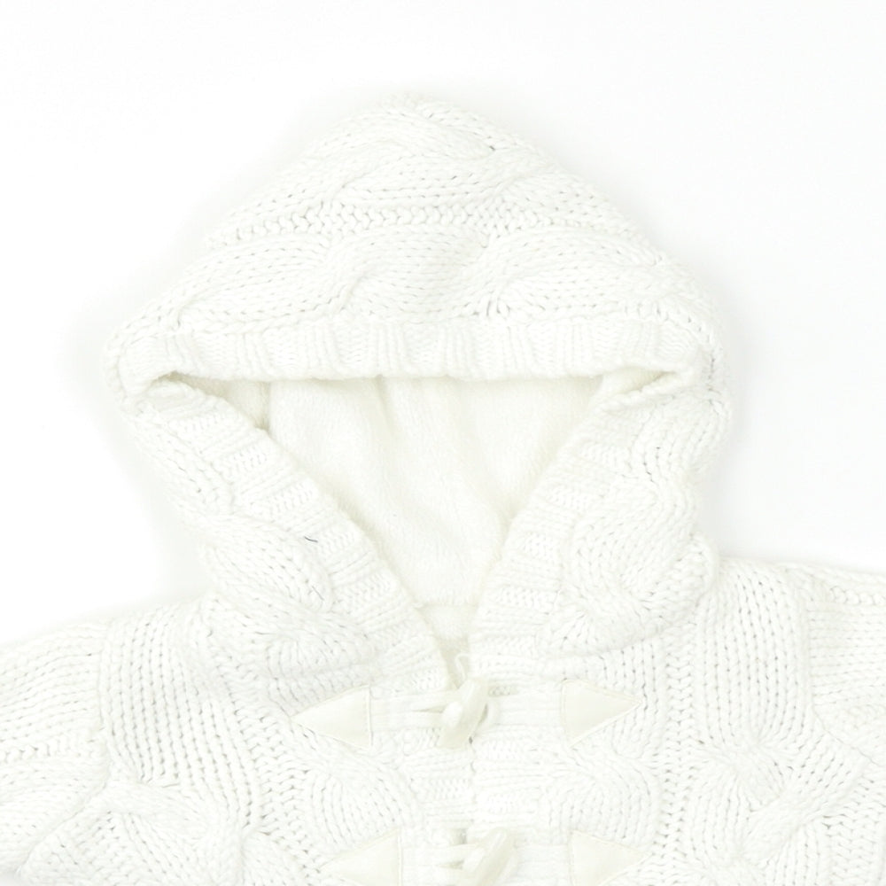Preworn Baby White   Jacket Coat Size 12 Months